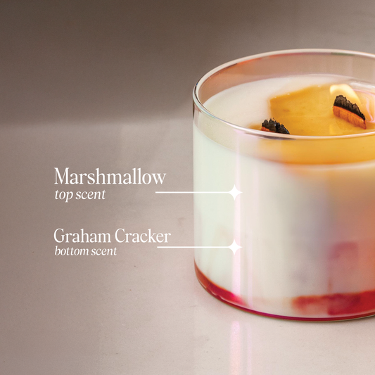 (PRE-ORDER) Marshmallow + Graham Cracker Candle